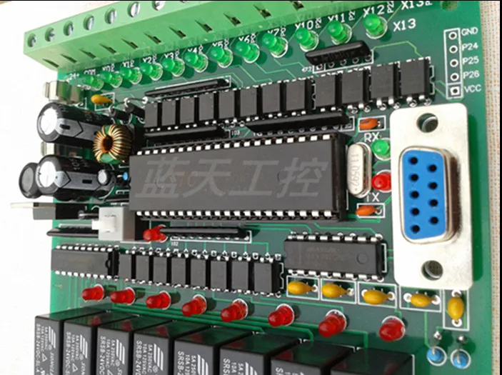 Быстрая бесплатная доставка PLC внутренняя промышленная плата управления 51 MCU FX1N 2N