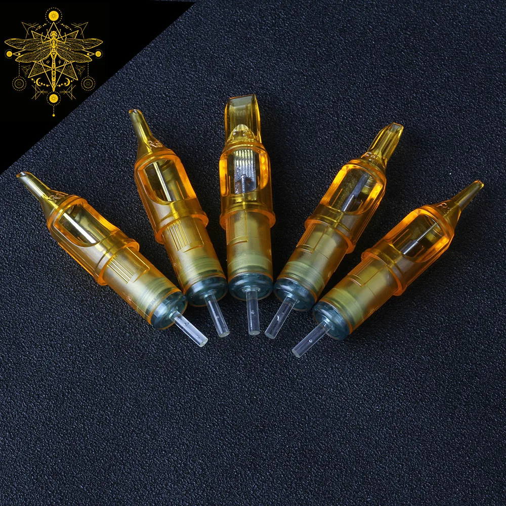 BIOMASER Горячая 10 шт одноразовый полуперманентный макияж татуировки картридж иглы RL/RM/M1/RS татуировки пистолета поставки 1RL/3RL/5RL/7RL