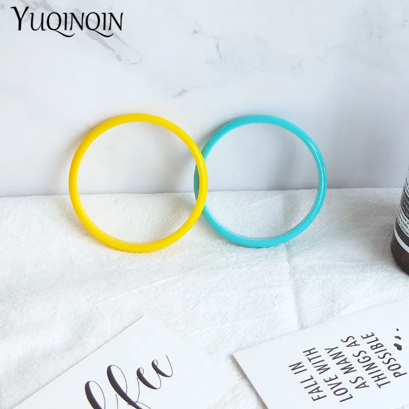 Vintage Resin Cuff Bracelet Bangles for Women 2019 New Fashion Jewelry Red Acrylic Geometric Indian Charms Party Bangle For Girl | Украшения