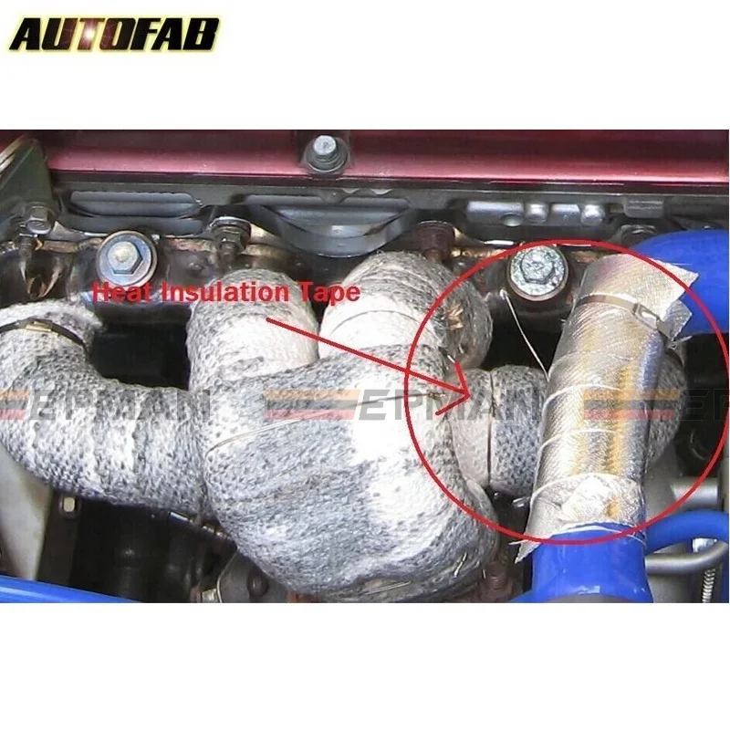 Выхлопная трубка Turbo Manfold алюминиевая теплозащитная лента клейкая для Honda 92 95|turbo