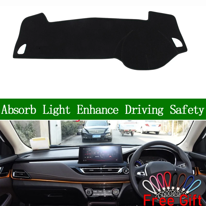 

For changan EADO DT 2018 Right Hand Drive Dash Mat Dash Board Pad Carpet