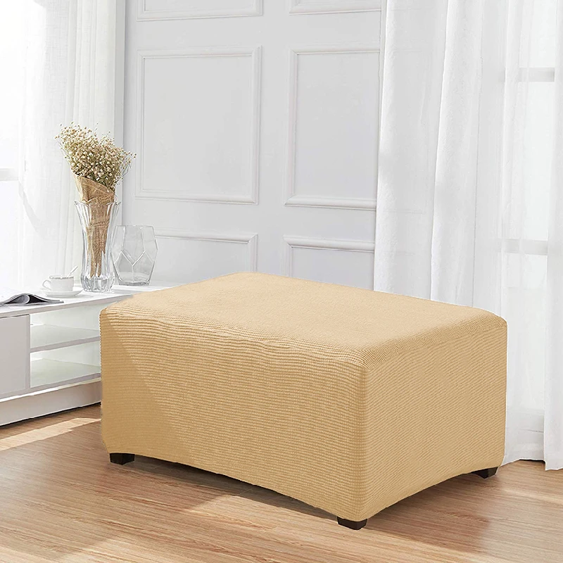 Lellen Footrest cover Sofa Cover seat slipcovers stretch Ottoman covers cheap Couch Protector Elastic Futon long bench Covers