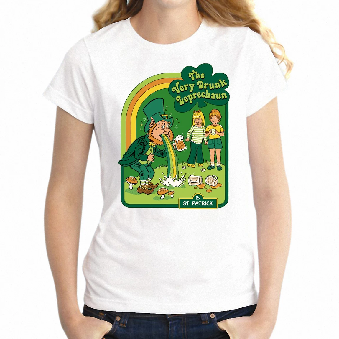 Женская футболка с темным юмором сухого юмора Alien Abduction Nostalgia 80s Awesome Drawing Girl's Tee |