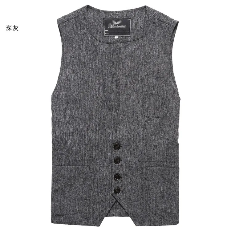 Жилет homme костюм Повседневная белье slim fit платье костюм жилет мужчины однобортный Винтаж безрукавка мужчины жилет M66