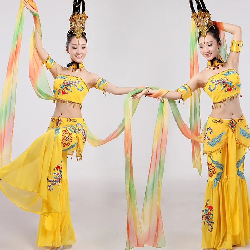 

Limited New Women Acrylic Disfraces Chinese Folk Dance Costumes Thailand Costume National Of Dunhuang