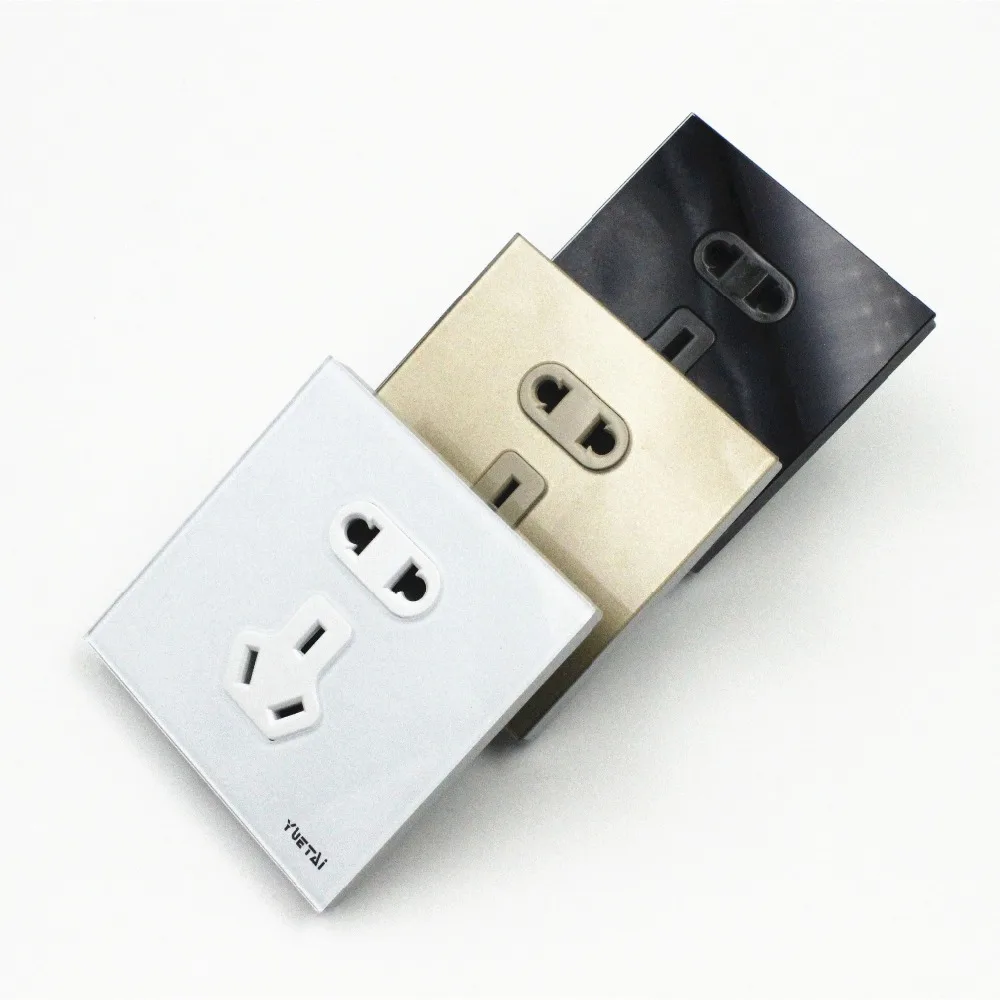 Умная сенсорная стеклянная панель настенный выключатель 5 отверстий|glass panel