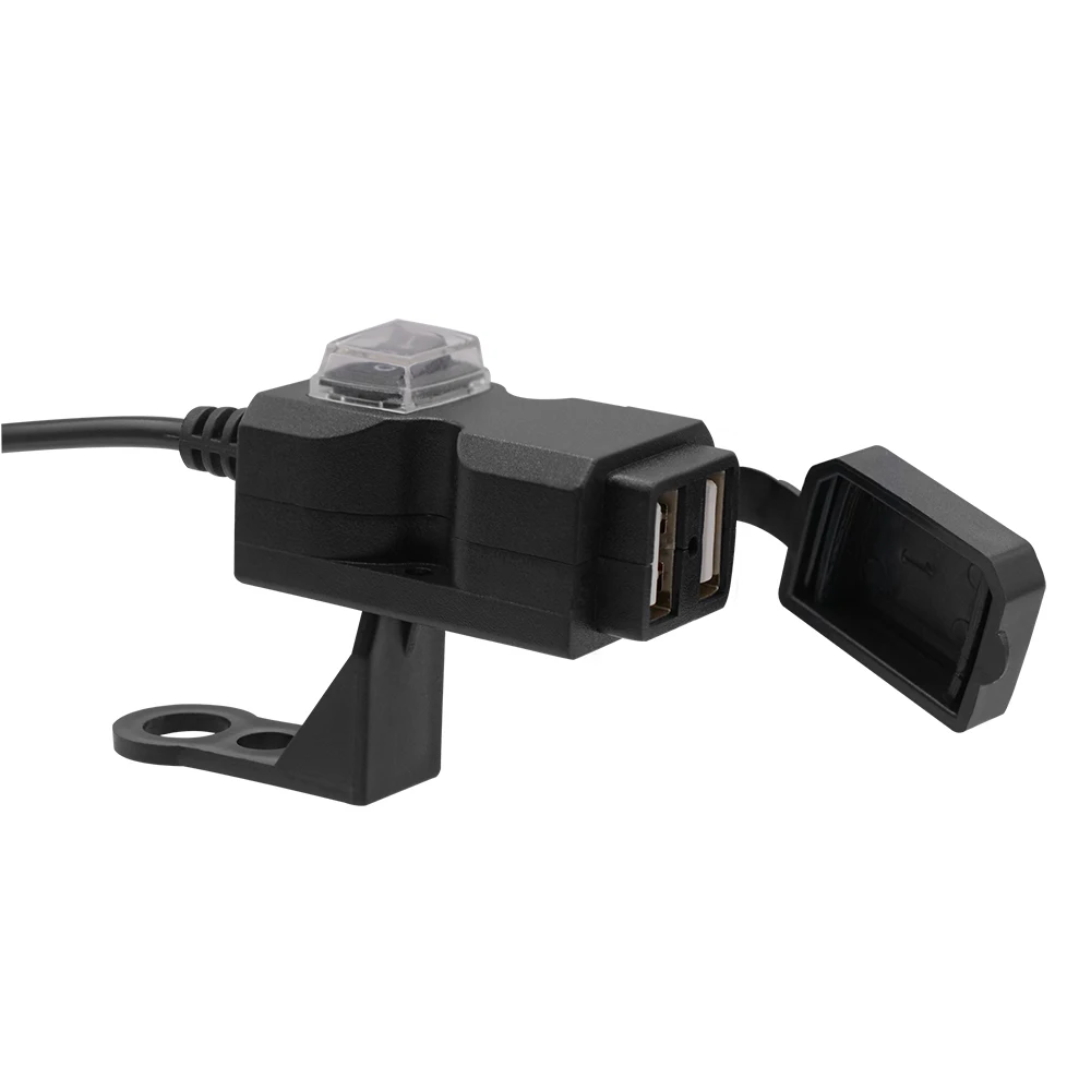 Универсальный QC3.0 USB зарядное устройство для мотоцикла мото оборудование Dual USB быстрой смены 12 V Питание адаптер для iphone samsung huawei