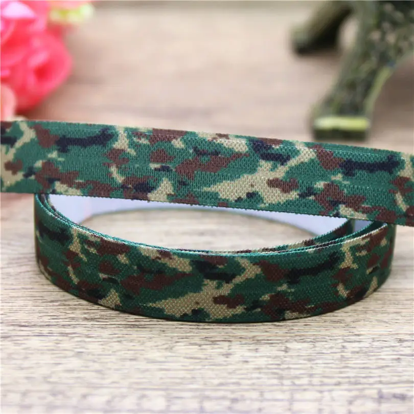 DUWES 5/8 '' ВВС США сил темно-морской якорь camo Равномерное раза упругой враг ленты аксессуар hairbow головные уборы D786