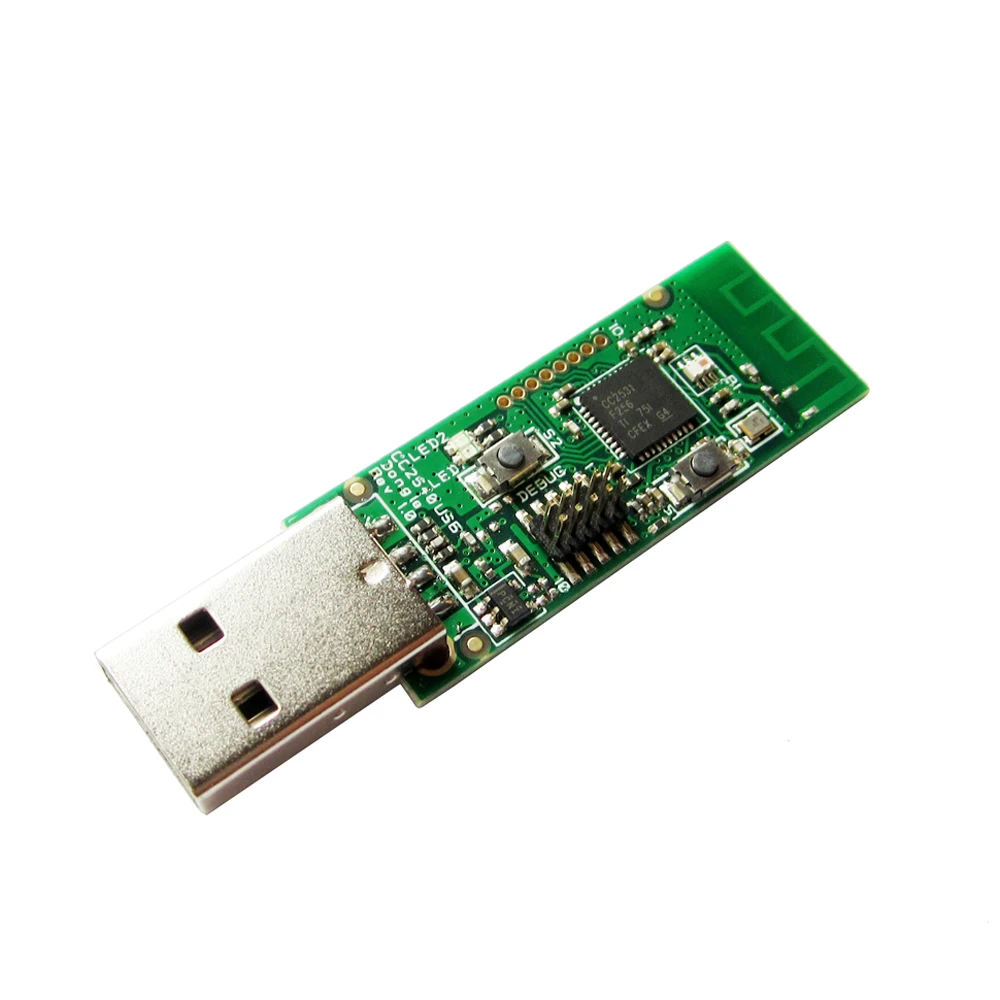

Wireless CC2531 CC2540 Sniffer Bare Board Packet Protocol Analyzer Module USB Interface Dongle Capture Packet