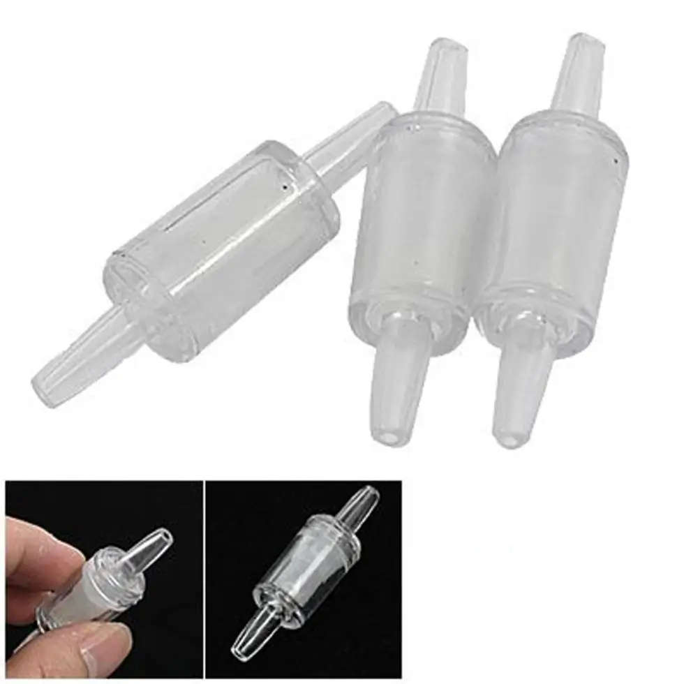 2015 горячие 3 шт без возврата пластиковый воздушный насос обратный клапан ясно для