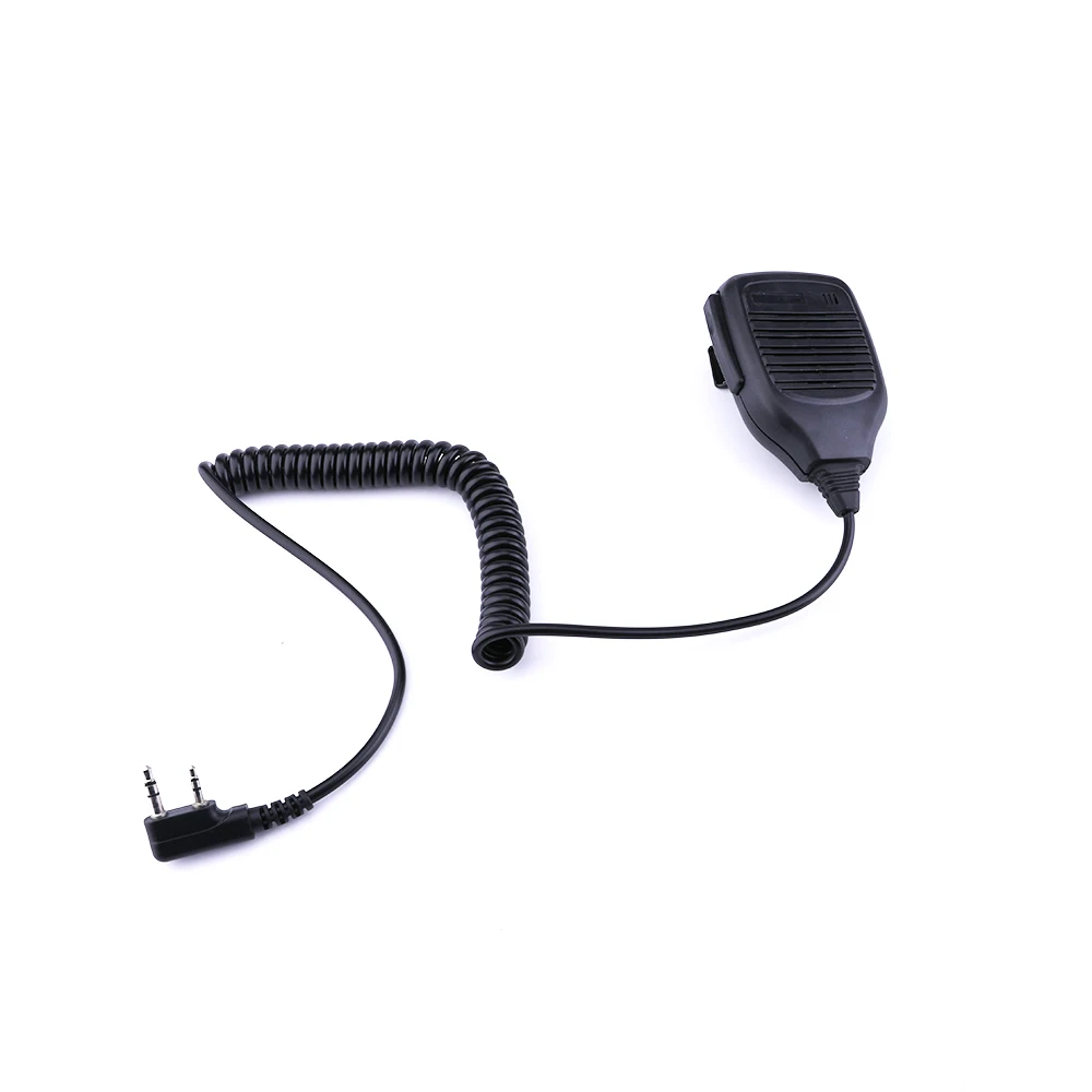 Ручной Динамик PTT Микрофон для ТК Walkie talkie разъем Baofeng UV 5R 888 S Talkie|Рации| |