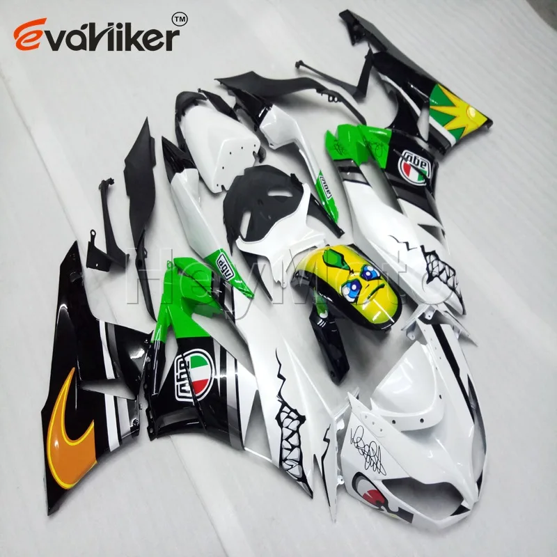 

ABS motor fairing for ZX6R 2009 2010 2011 2012 green ZX 6R 09 10 11 12 Motorcycle panels Injection mold white H3