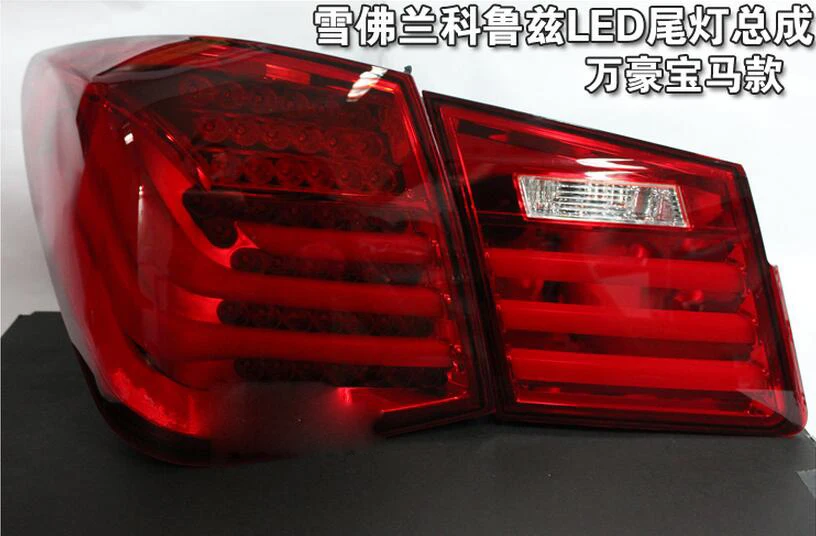 1 комплект автомобильные задние фары для задней фары Chevrolet Cruze~ /2009~ 2013LED Cruze задний фонарь DRL+ тормоз+ Парк+ вращающаяся лампа