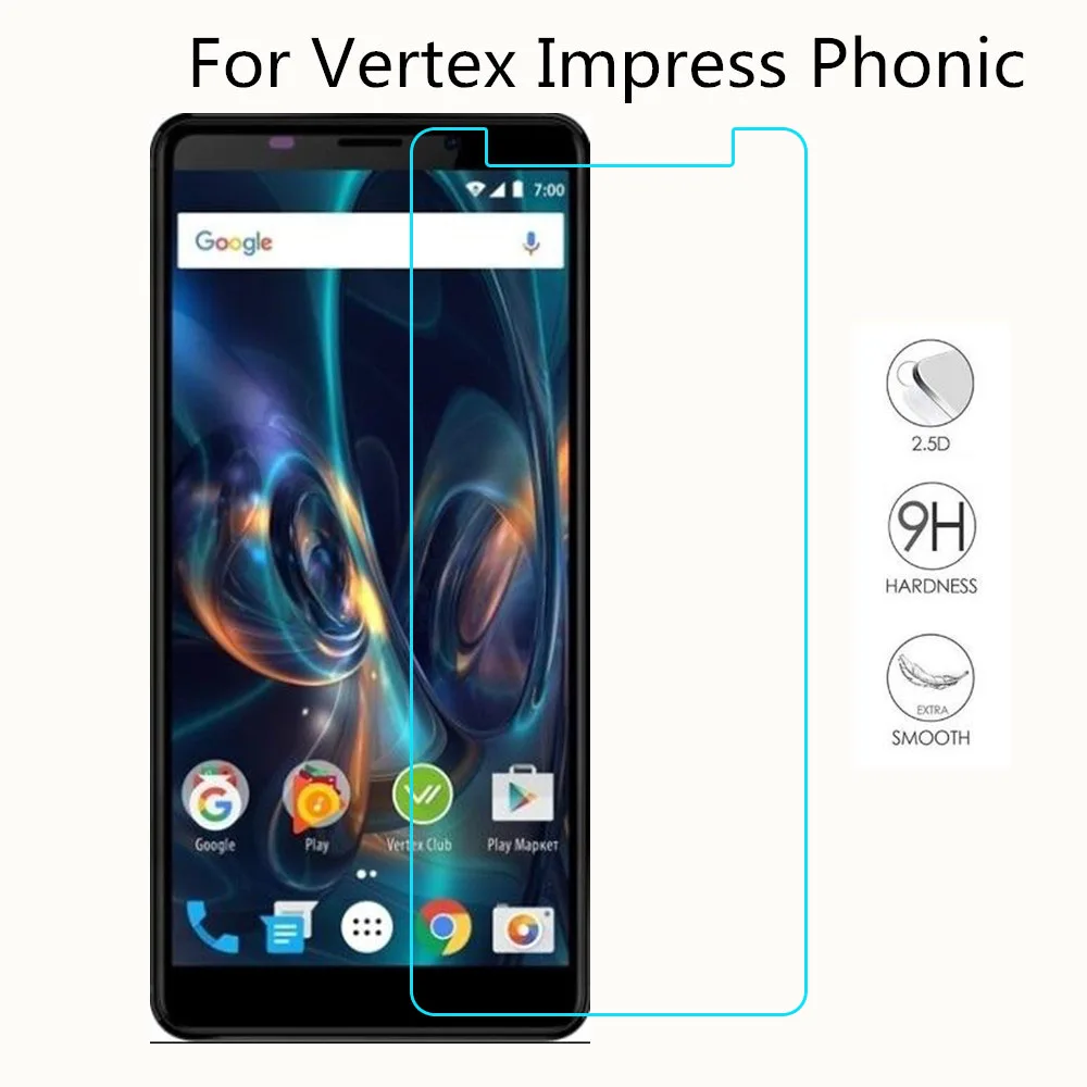 Закаленное стекло для смартфона Vertex Impress Phonic 9H Взрывозащищенная защитная пленка