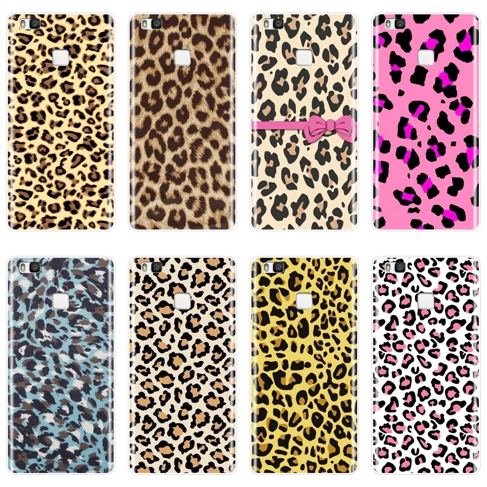 Чехол для телефона Huawei P20 Lite Pro P9 P10 Plus P Smart Luxury Leopard Силиконовая задняя крышка P8 Mini