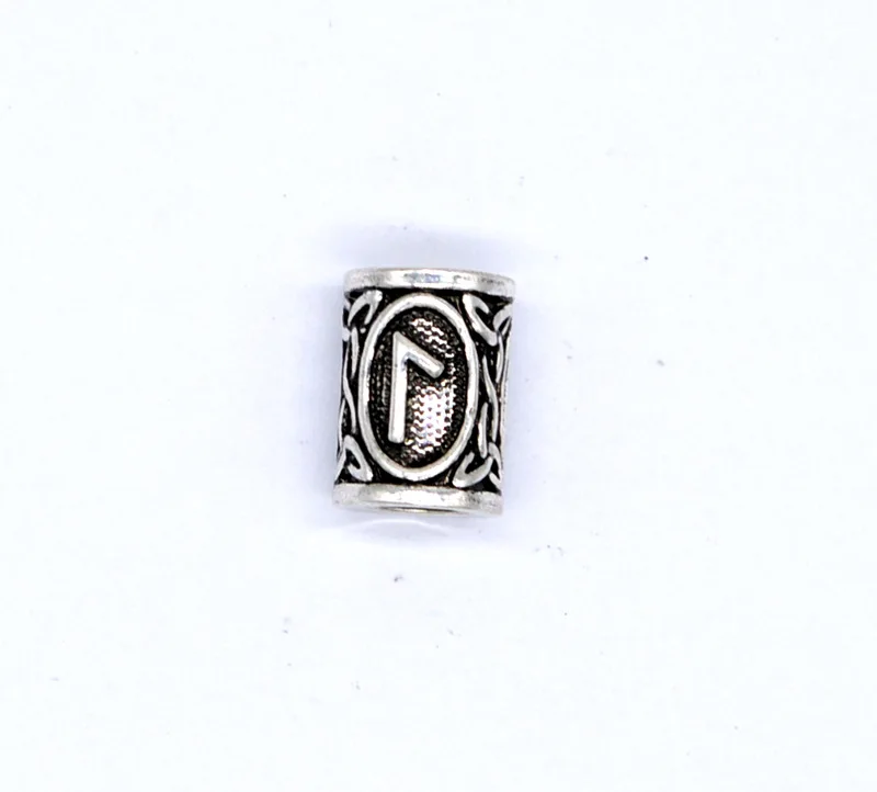 18 antique silver 5 шт./лот, античные бронзовые античные серебряные бусины в виде руны викингов, подвески для браслета, ожерелья или волос, настоящие фотографии - Цвет: 18 antique silver