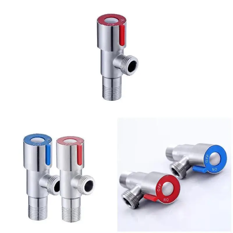 Угловая арматура Матовый клапан из нержавеющей стали аксессуары для ванной комнаты угловой клапан унитаз раковина TN99
