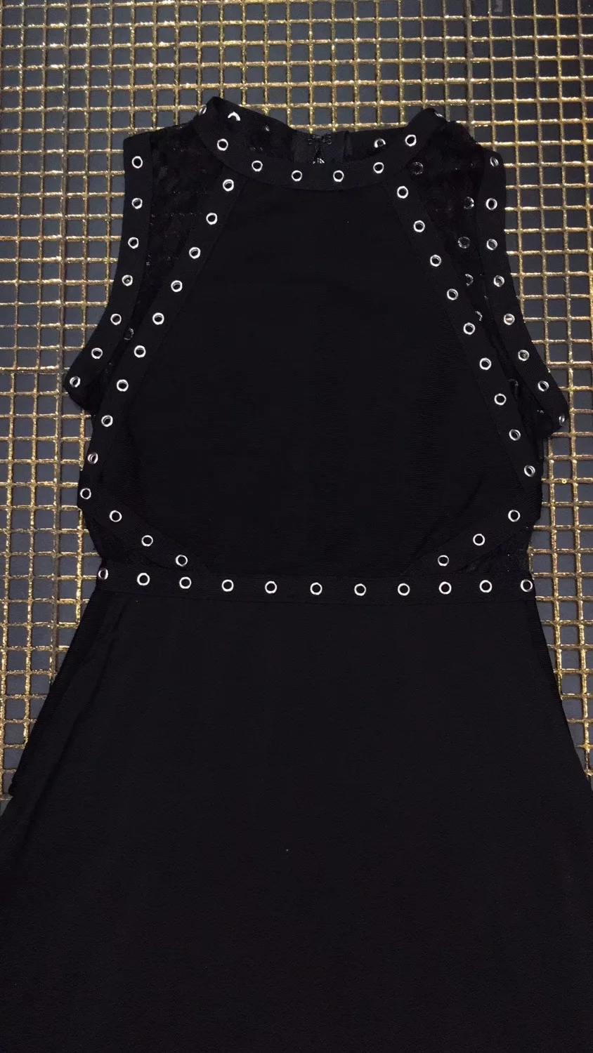DEIVE TEGER кружевная майка Fit And Flare Dress элегантные повязки Для женщин О образный