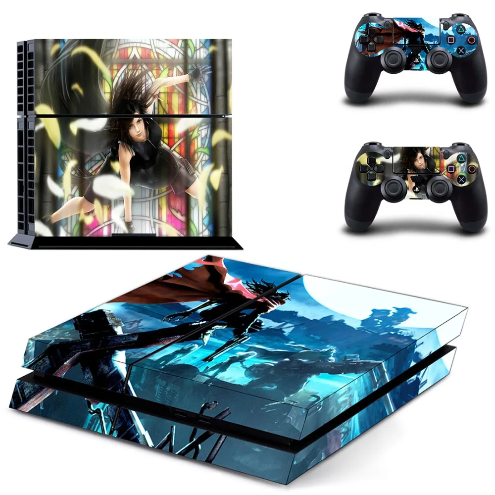 Виниловая наклейка аниме Cute Girl Miku Tokisaki Kurumi PS4 для Playstation 4 консоли и 2 контроллера