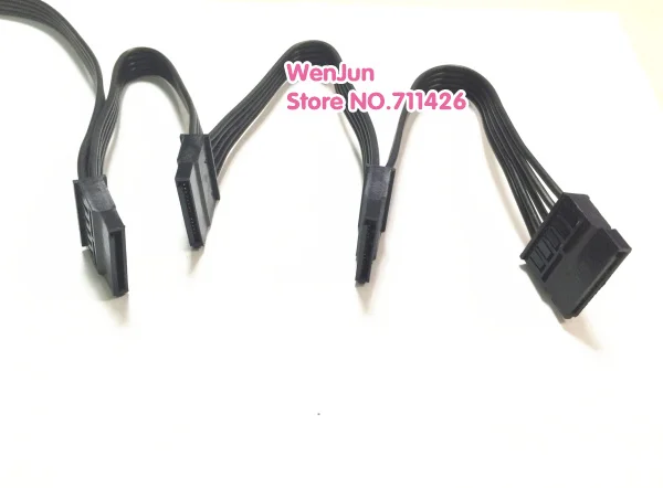 PCI-e 6Pin Male 1 к 4 SATA 15Pin кабель питания порт мультипликатора для серии CORSAIR RMx RM1000x RM850x