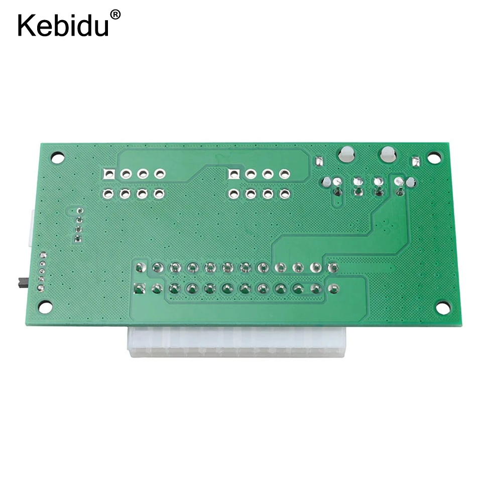 Kebidu ATX 24 Pin двойной PSU мощность синхронный старт удлинитель sata кабель обнаружения