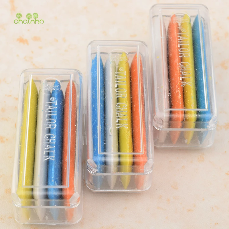 

Chainho,4 pcs / Package,Boxed,Colored Tailor's Chalk For DIY Sewing & Quilting,Handmade Accessories,Clothes Cutting Tools, DA027