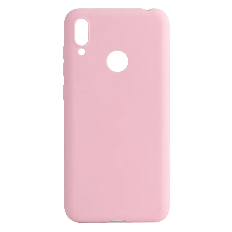 Розовый Мягкий матовый чехол для huawei P30 Lite Pro P20 Lite, чистый цвет, Прозрачный чехол для Honor 20 Honor 8A 8C 8S 7C Nova 3 Honor 10 Lite, чехол - Цвет: Розовый