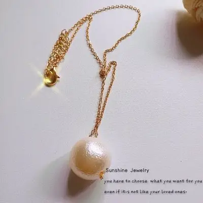 

Poputton Retro Female Imitation Pearls Gold Invisible Chain For Women Girls Jewelry Rhinestone Choker Necklace Collier Femme N26