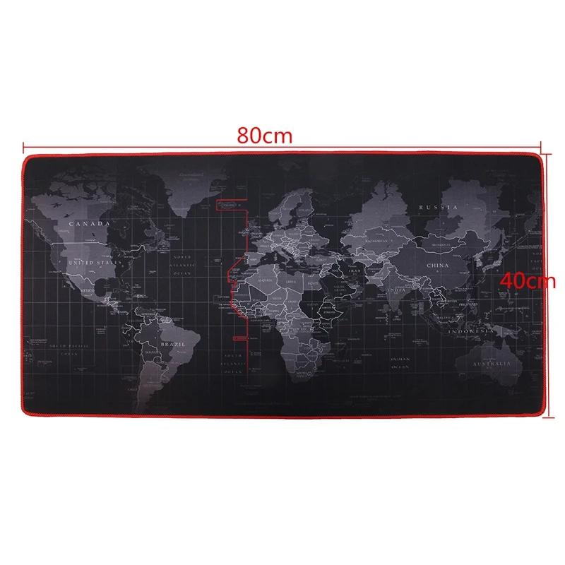 600x300/700x300/800x300/900x400 мм карта мира фиксирующий край коврик для мыши геймер большой размер Компьютерная клавиатура коврик настольный игровой коврик для мыши