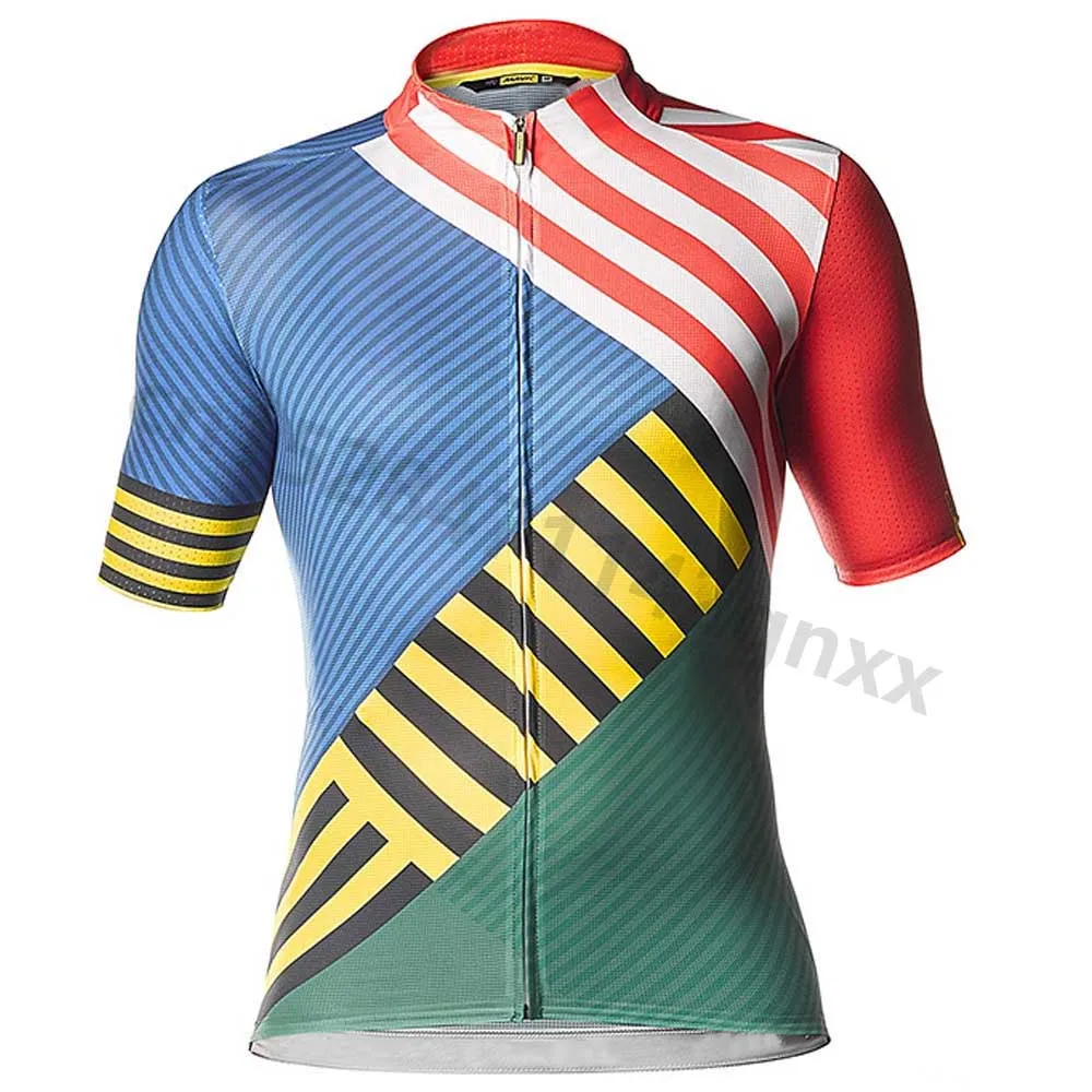 Mavic New Cycling Jersey pro team Bicycle Clothing Summer Short Sleeve Quick Dry MTB Bike Jersey Breathable Cycling Wear