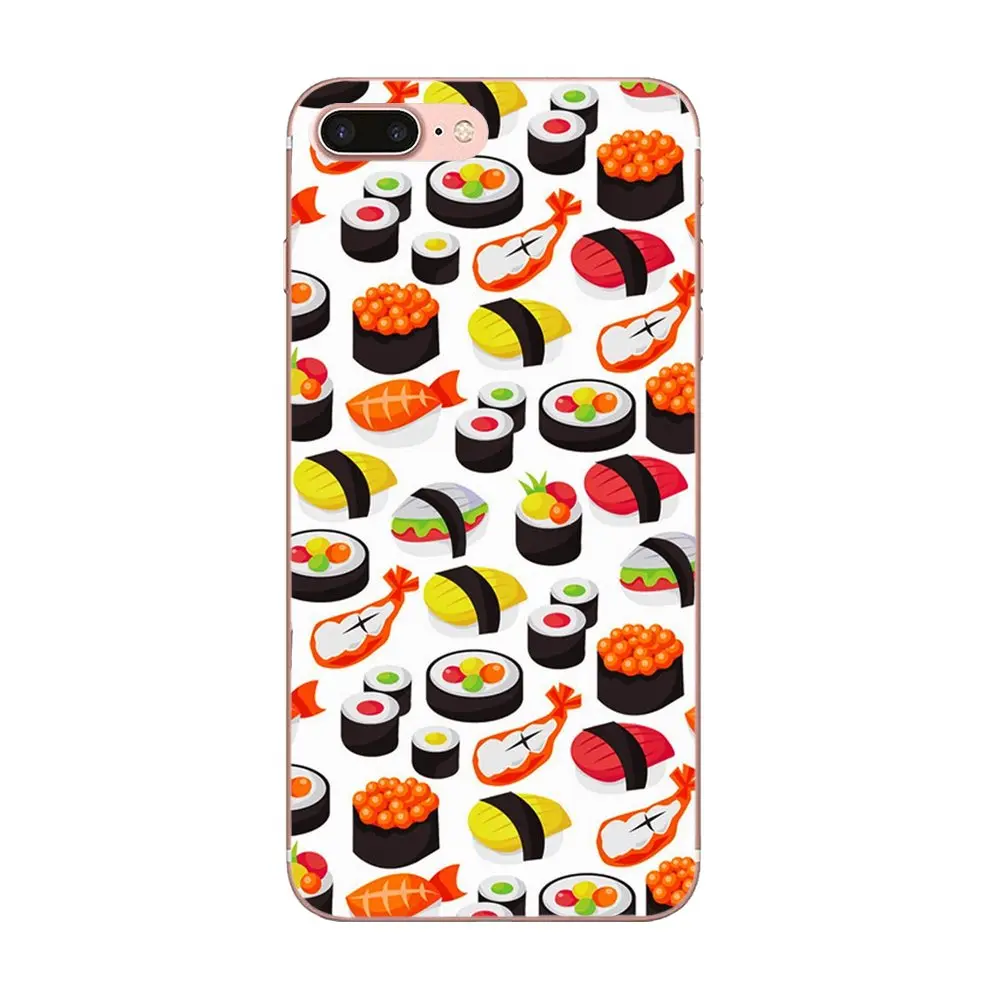 Японский кухня суши еда для Huawei P7 P8 P9 P10 P20 P30 Lite Mini Plus Pro 2017 2018 2019 TPU Модный чехол