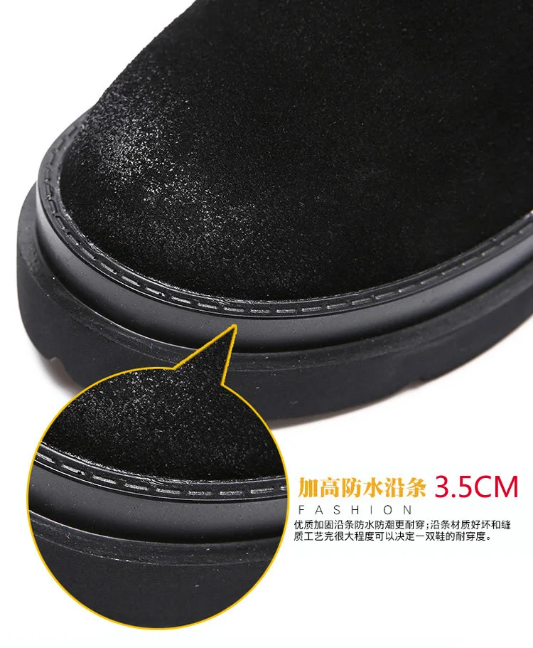 SWYIVY chaussures femme; кожаные ботинки; женские бархатные зимние ботинки; Новинка года; осенние модные ботильоны; женские ботинки без застежки