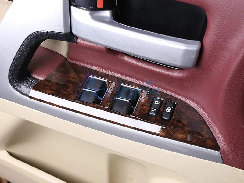 Для Toyota Land Cruiser 200 2008- интерьерная оригинальная деревянная Цветная декоративная формовочная накладка, панель, автомобильный Стайлинг, аксессуары