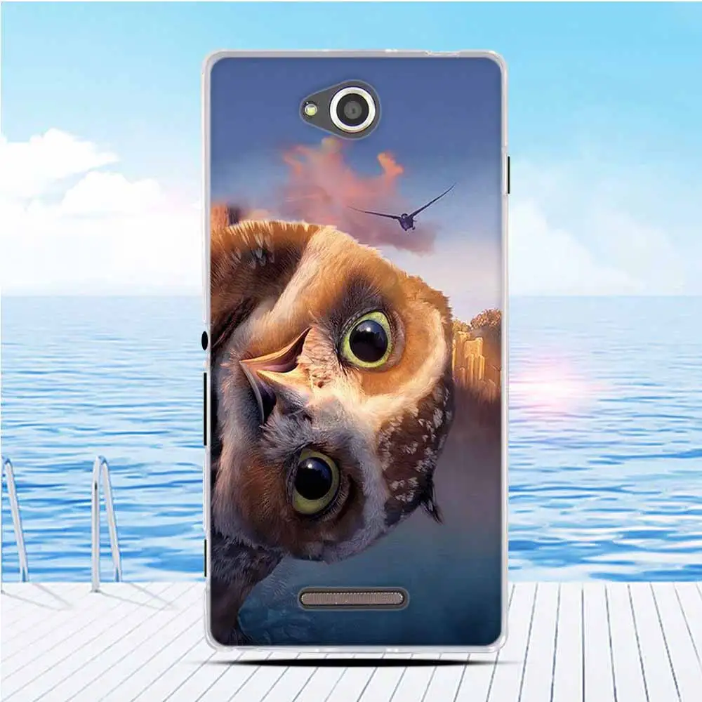 Мягкий ТПУ силиконовый гелевый Чехол чехол для Sony Xperia C CN3 S39H C2305 задняя крышка S39h