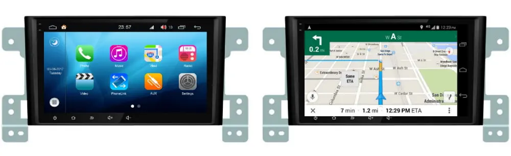 Автомобильный Android плеер " ips экран для Suzuki Grand nomate/Grand Vitara 2005~ автомобильный радиоприемник с навигацией GPS SD USB стерео wifi