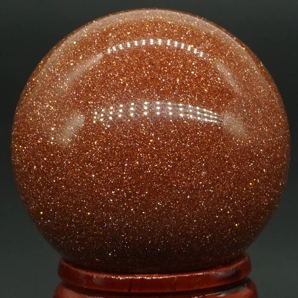 40 мм драгоценный камень красный золотой песок хрустальный шар рейки заживляющий