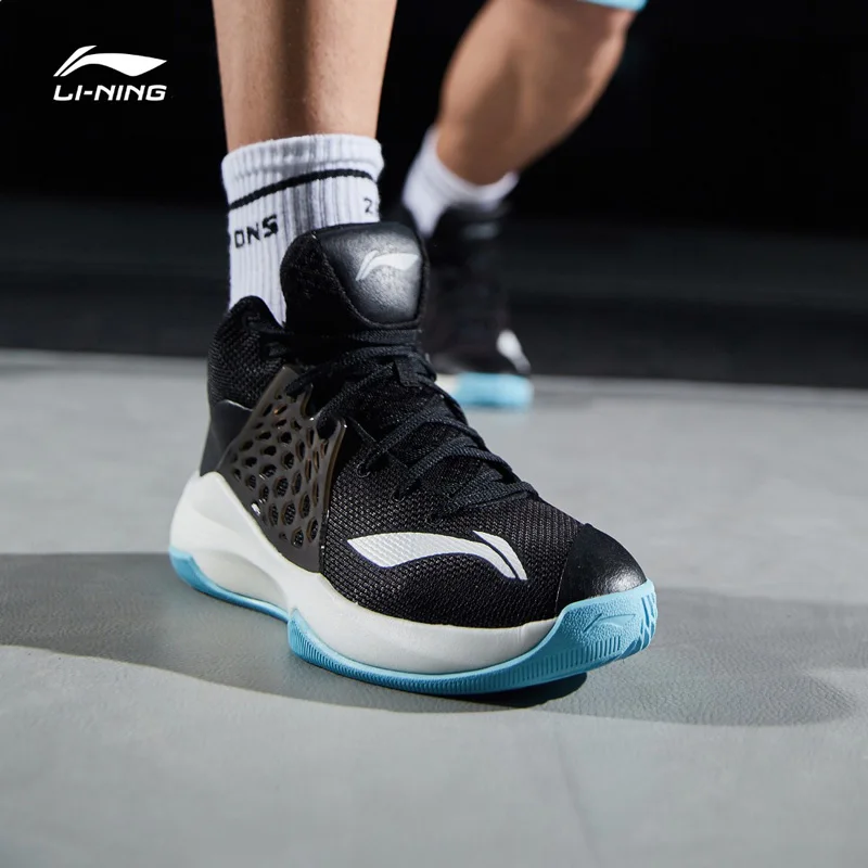 Li-Ning/мужские кроссовки для баскетбола SONIC TD On, светильник из дышащего ТПУ материала, спортивная обувь с подкладом, кроссовки ABPP029 XYL249