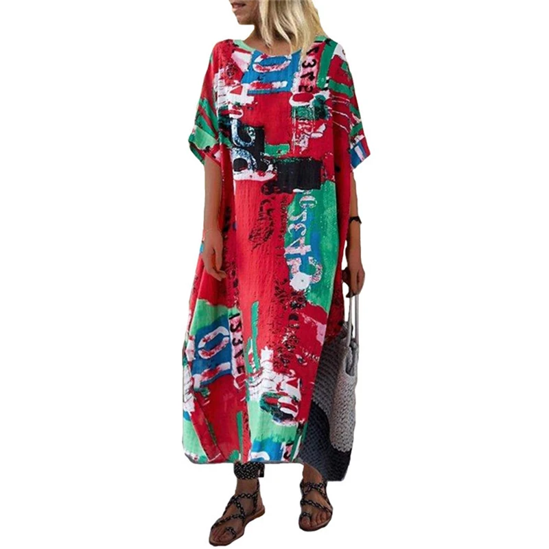 Женское платье Дамское праздничное летнее в пол модное Макси Повседневное с