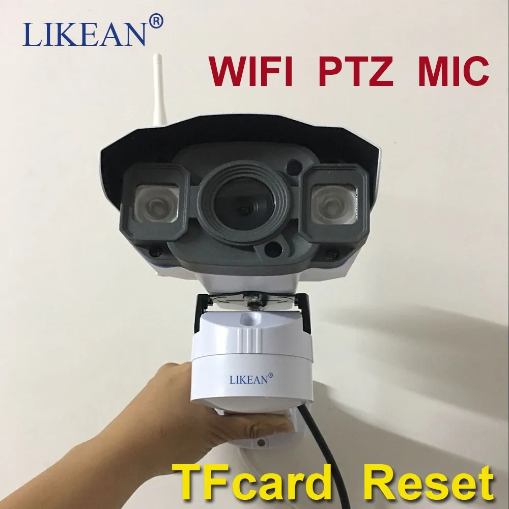 Новое Поступление WI FI Mic Ротари Пуля Камеры PTZ 2 МЕГАПИКСЕЛЬНАЯ ИК 40 м Ночь видения