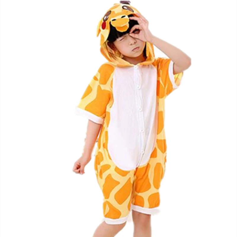 Костюм для косплея с героями мультфильмов аниме жираф летние комбинезоны