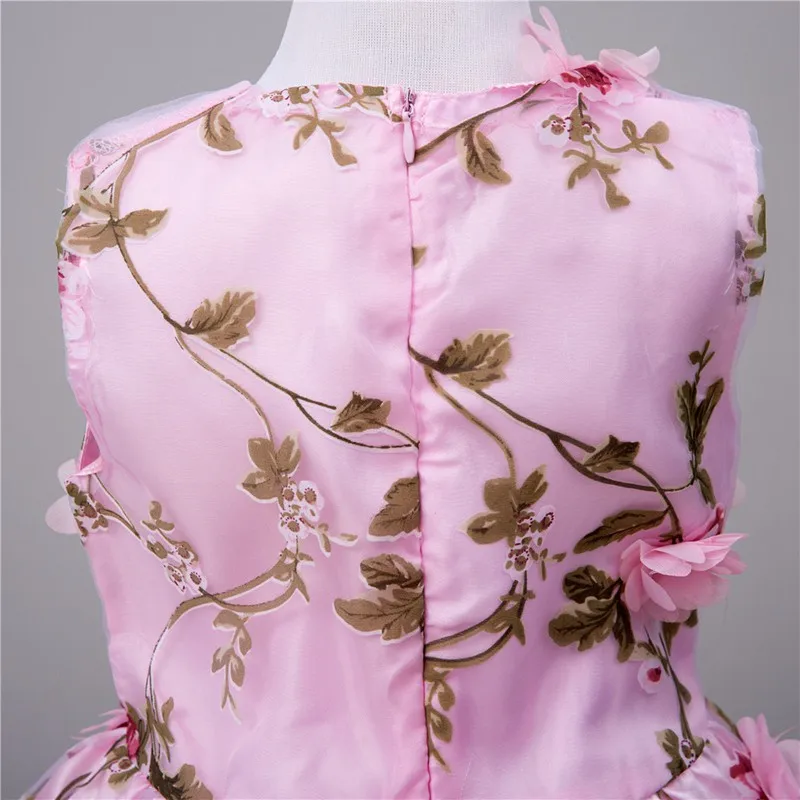 Детское платье без рукавов с цветочным принтом 90-160 см | Детская одежда и обувь