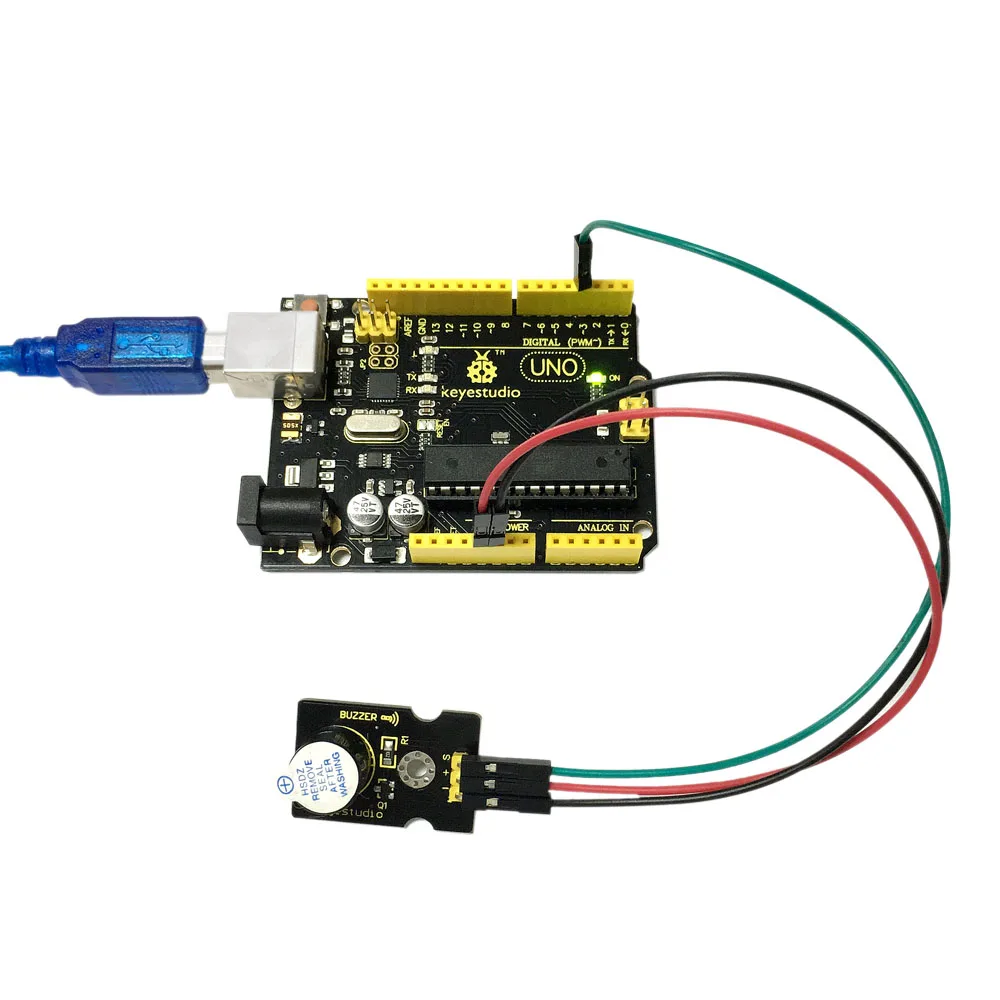Бесплатная доставка! Активный зуммер Keyestudio модуль сигнализации для arduino|module for