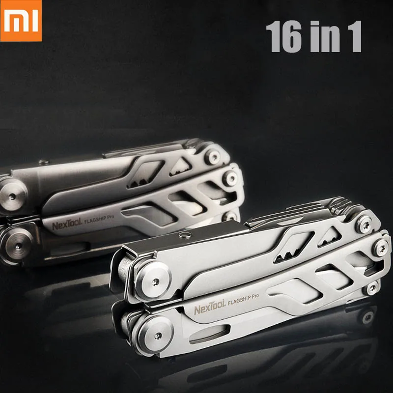 Xiaomi Mijia Многофункциональный складной нож Ножницы открывалка для бутылок Отвертка Плоскогубцы из нержавеющей стали армейские ножи Охота Кемпинг