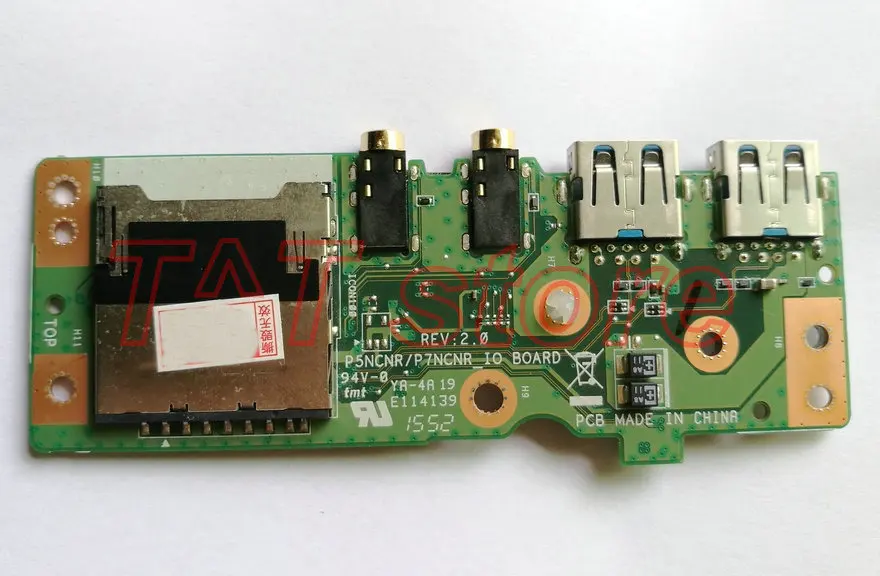 Оригинальный Для ACER G9-591 G9-592 G9-593 G9-792 USB аудио SD кард-ридер доска P5NCNR P7NCNR_IO для