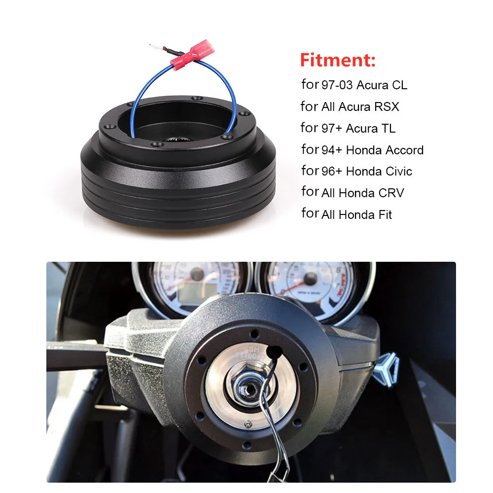 RASTP Алюминиевый автомобильный гоночный руль короткий адаптер ступицы комплект