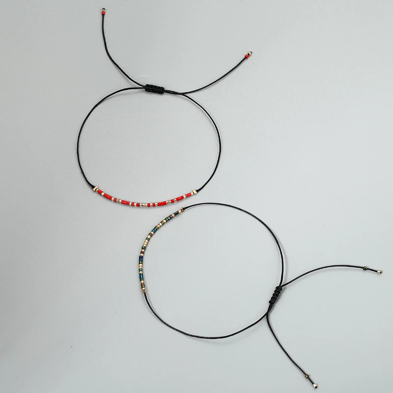 Новый летний браслет 2019 модный для женщин милый мини различных цветов с бусинами