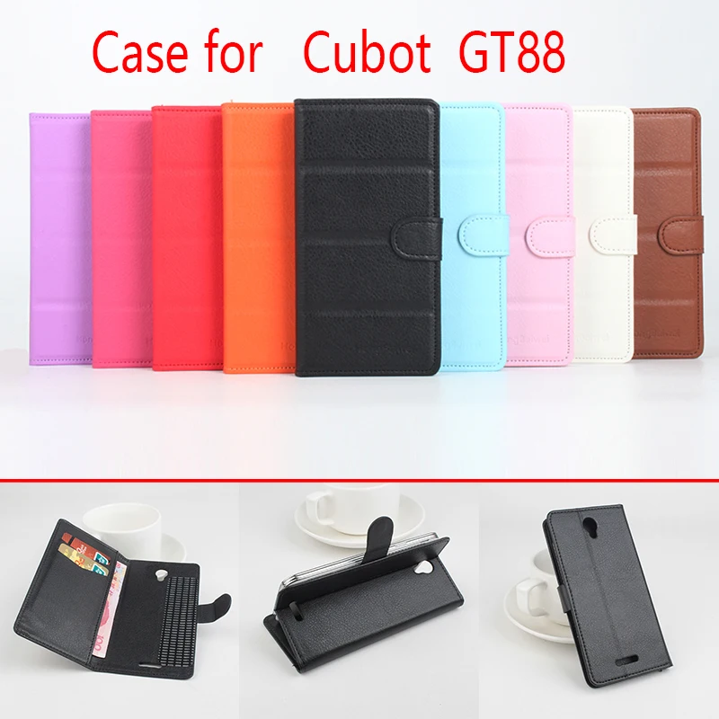 HongBaiwei для Cubot GT88 флип зернистый кожаный чехол с зернистой текстурой личи
