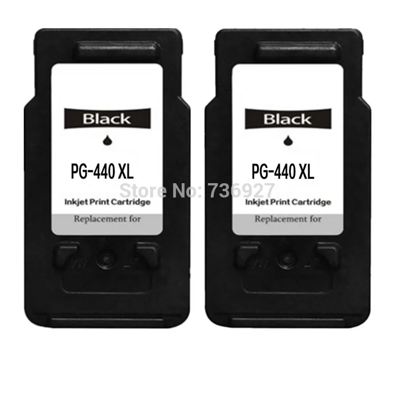2 черный PG440 PG 440XL Восстановленный картридж для струйной печати принтеров Canon PIXMA
