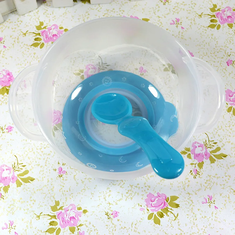 Детская ложка чаша Обучающие блюда с присоской помогающая для еды датчиком