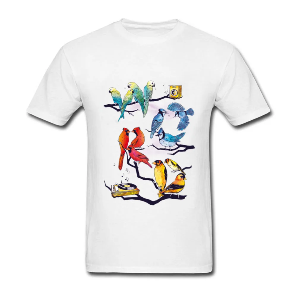 Футболка мужская с надписью The Bird is the Word рубашка коротким рукавом и World Hi-Fashion